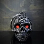 Sugar Skull With Stones Bravo Bell
