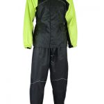 Mens yellow/black rain suit