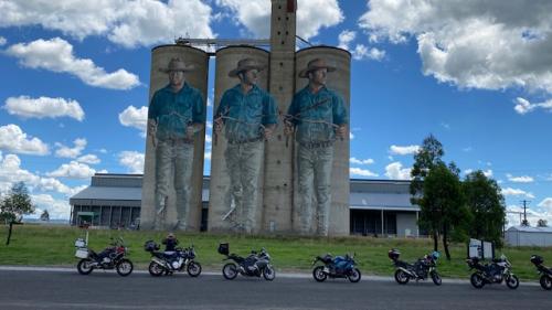 Barraba Painted silos QLD